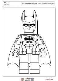 lego-batman boyama sayfaları